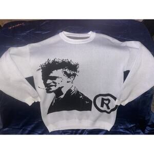 Brad Pitt Fight Club men's M/L knit y2k sweater pullover street streetwear